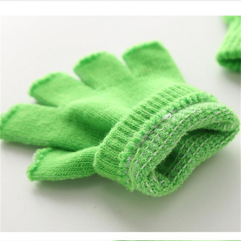 Street Fashion Gloves - 1 Para Unisex Czarne Rękawiczki Bez