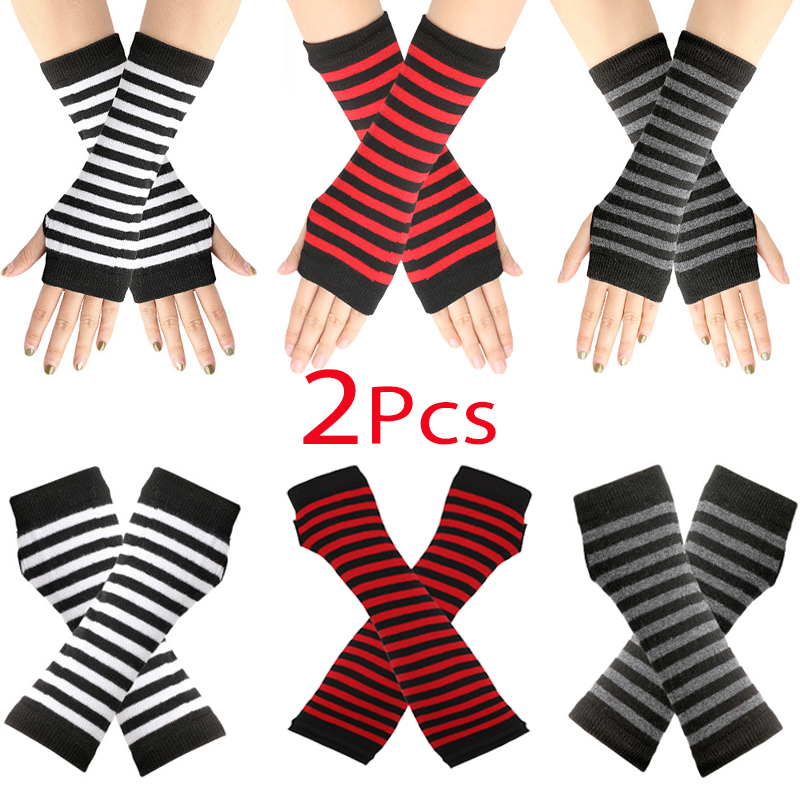Street Fashion Gloves - Rękawiczki Y2K Punk z długimi rękawami