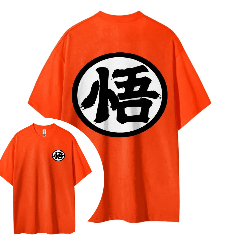 Street Fashion Japan Brand - Dragon Ball Gorąca Animacja Modny Krótki