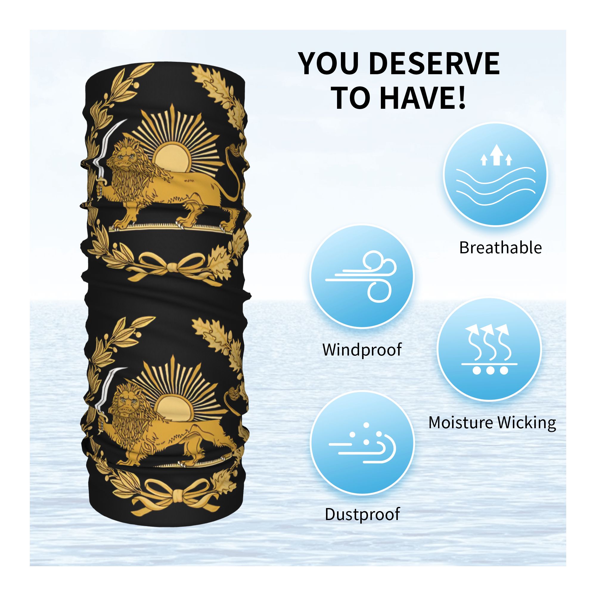 Maska na twarz z motywem lwa i – Balaclava Face Mask recenzja i cena