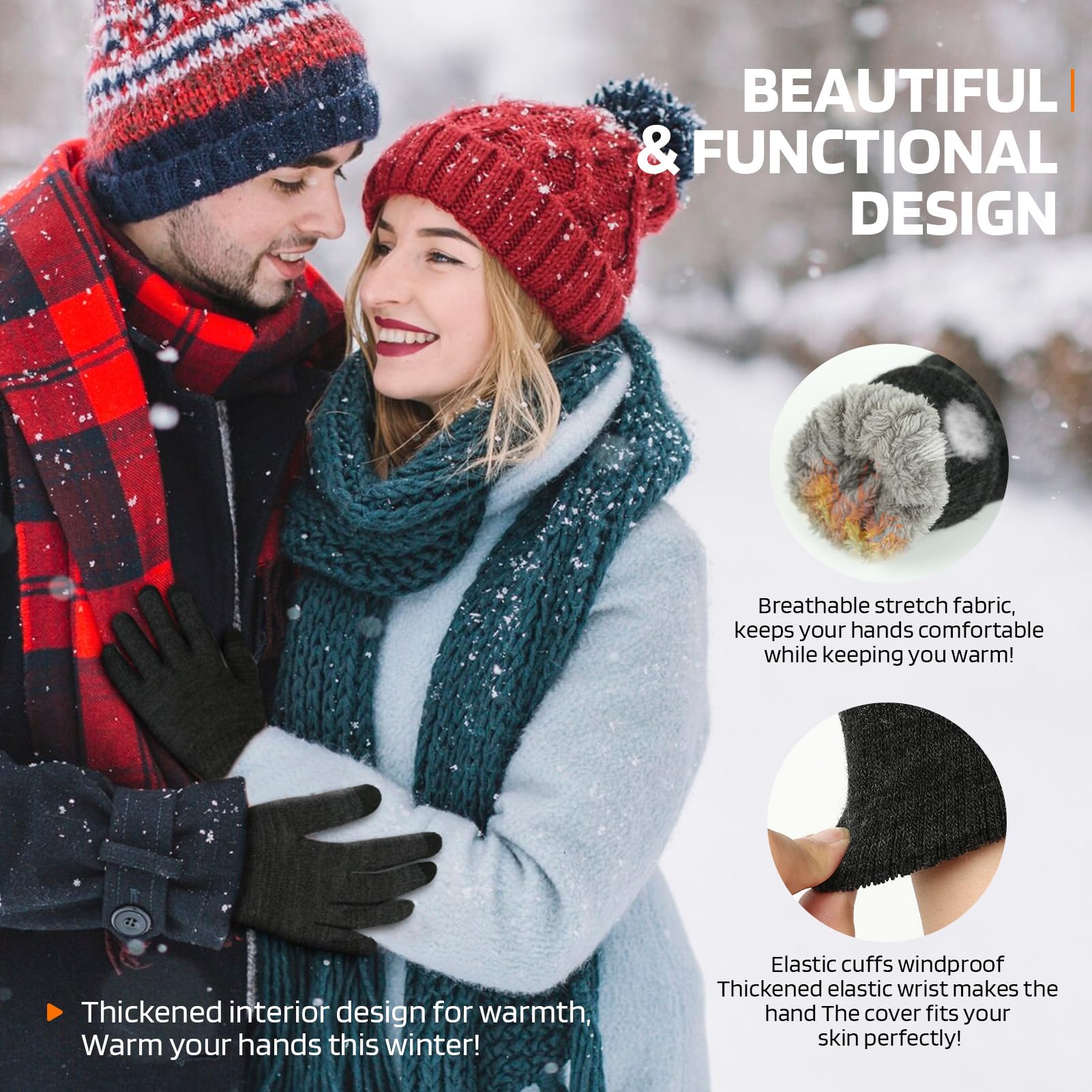 1-5Pairs Zimowe rękawice do bi – Street Fashion Gloves recenzja i cena