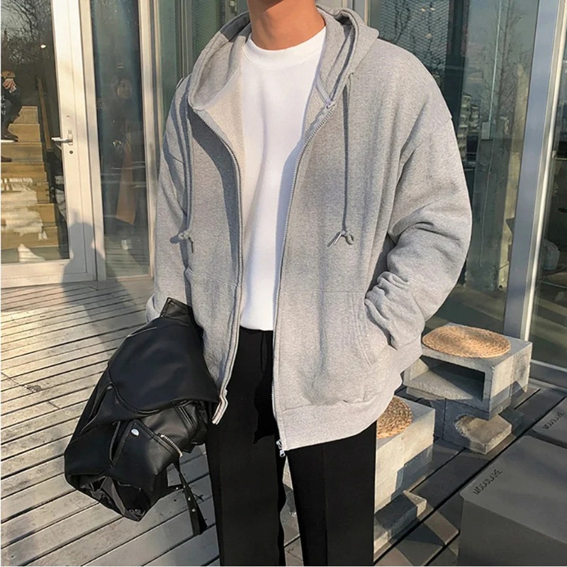 Męska bluza z kapturem High St – Street Fashion Zip Up Hoodie recenzja i cena