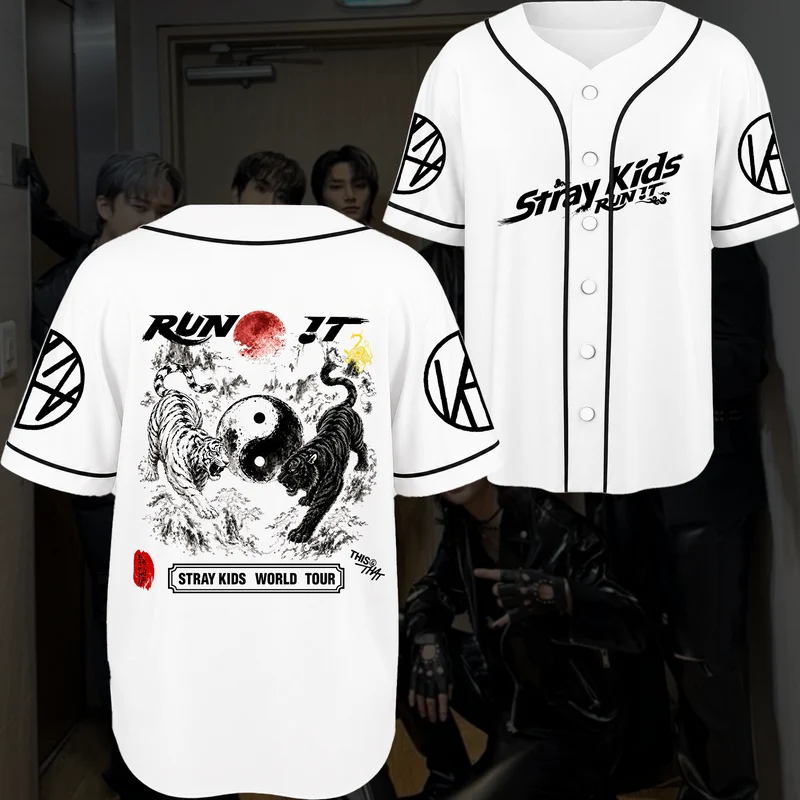 2026 Kpop STRAYKIDS Run It Wor – Street Fashion Jersey recenzja i cena