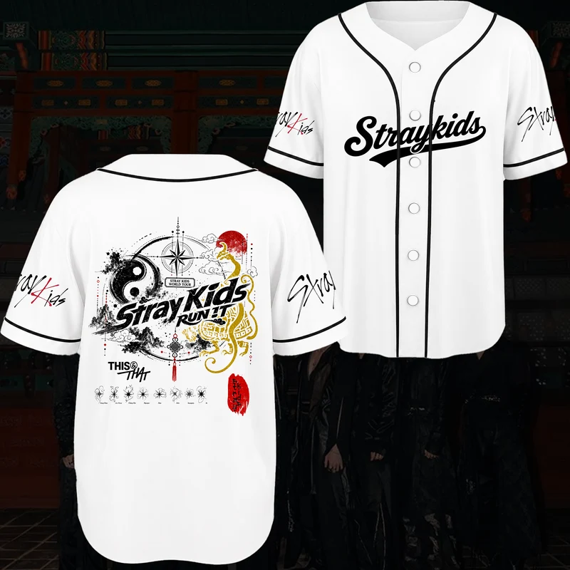2026 Kpop STRAYKIDS Run It Wor – Street Fashion Jersey recenzja i cena