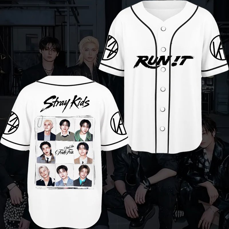 2026 Kpop STRAYKIDS Run It Wor – Street Fashion Jersey recenzja i cena