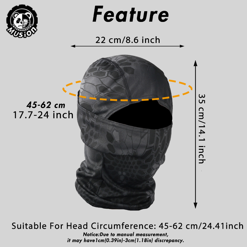 Kominiarka rowerowa zakrywając – Balaclava Face Mask recenzja i cena