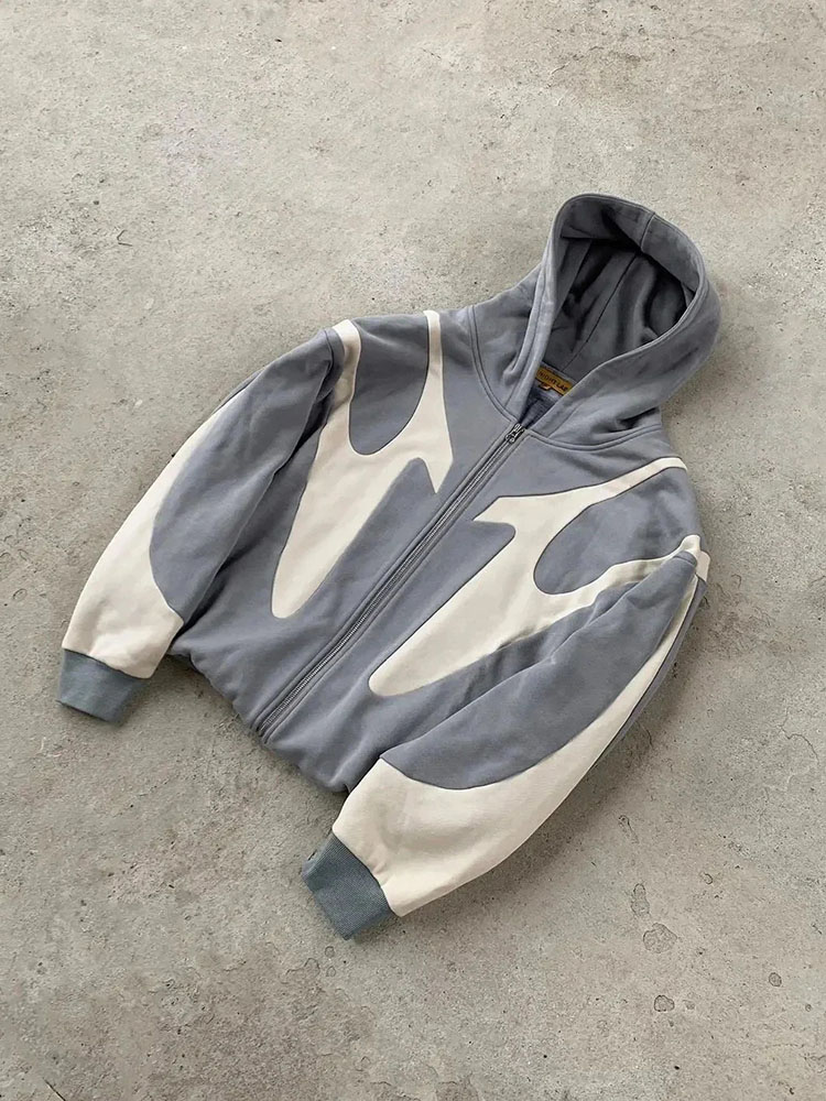 Amerykańskie bluzy z kapturem  – Street Fashion Zip Up Hoodie recenzja i cena