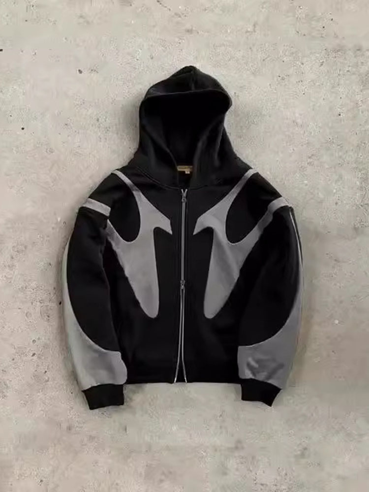 Amerykańskie bluzy z kapturem  – Street Fashion Zip Up Hoodie recenzja i cena