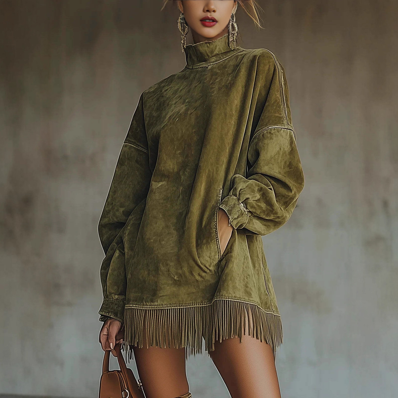 Sukienka damska z frędzlami, d – Guangzhou Street Fashion recenzja i cena