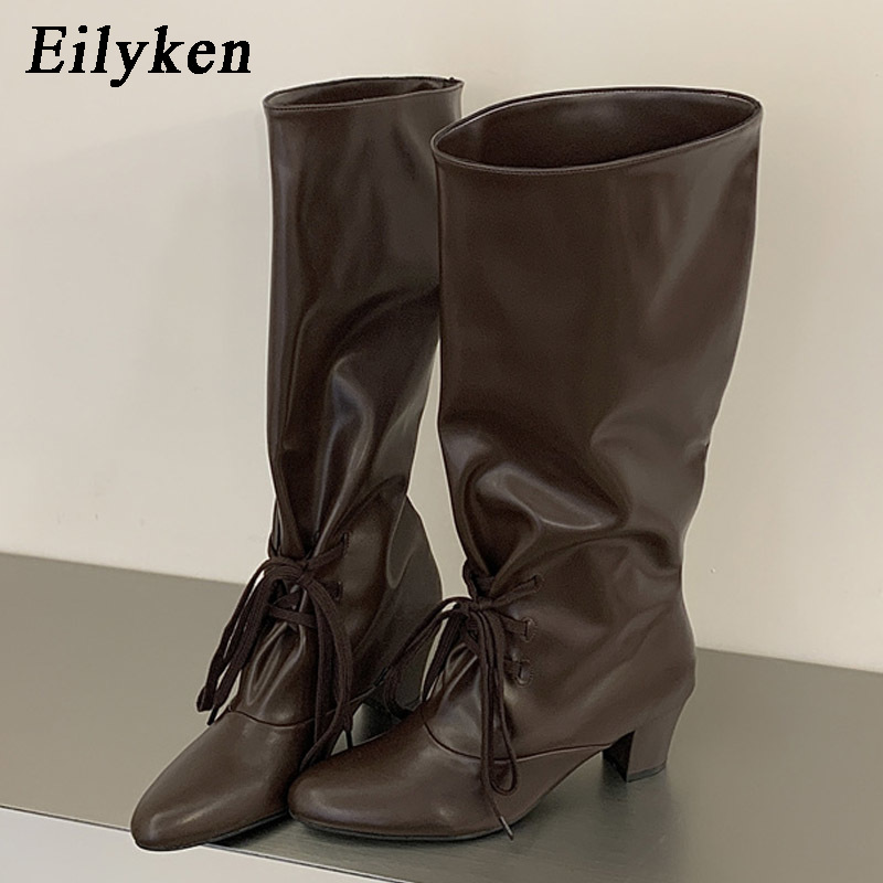Eilyken Zimowe Modne Sznurowan – Street Fashion Ladies recenzja i cena