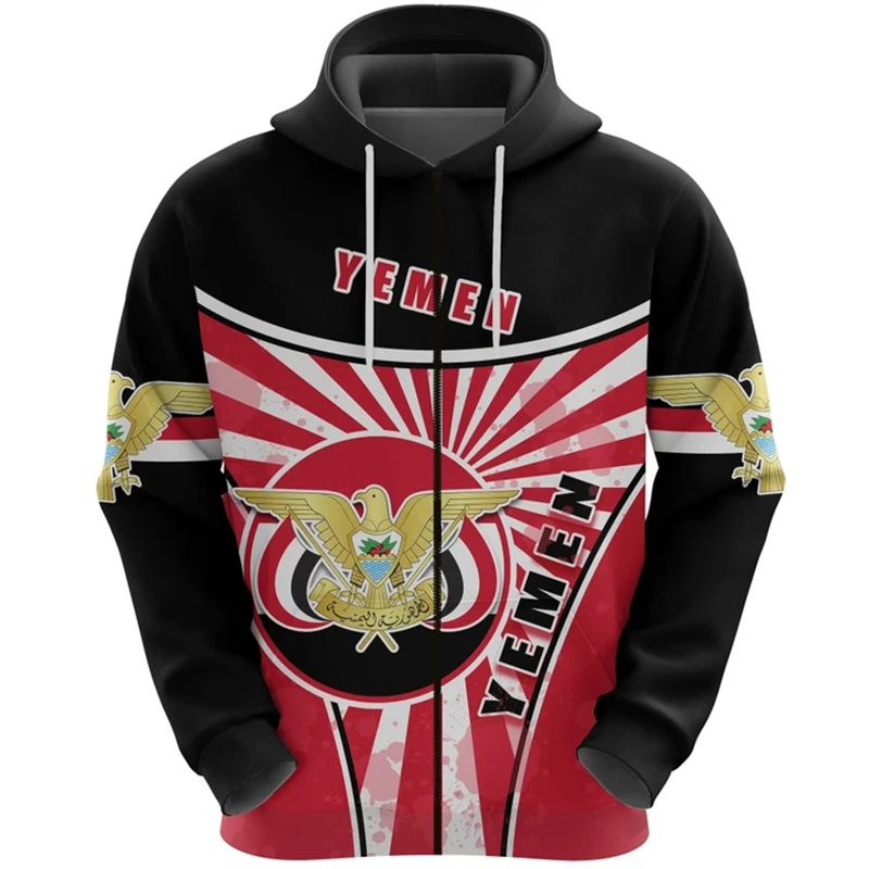 Vintage męska bluza z kapturem – Street Fashion Zip Up Hoodie recenzja i cena