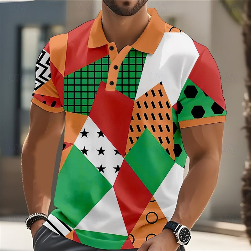Męska koszulka polo golfowa z  – Street Fashion Shanghai recenzja i cena