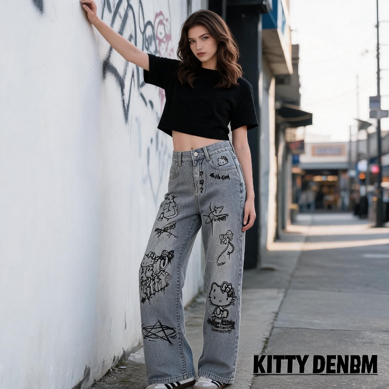 Urocze dżinsy damskie w stylu  – Street Fashion Model recenzja i cena