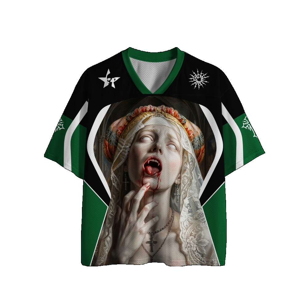 Gotycka koszulka piłkarska z n – Street Fashion Jersey recenzja i cena