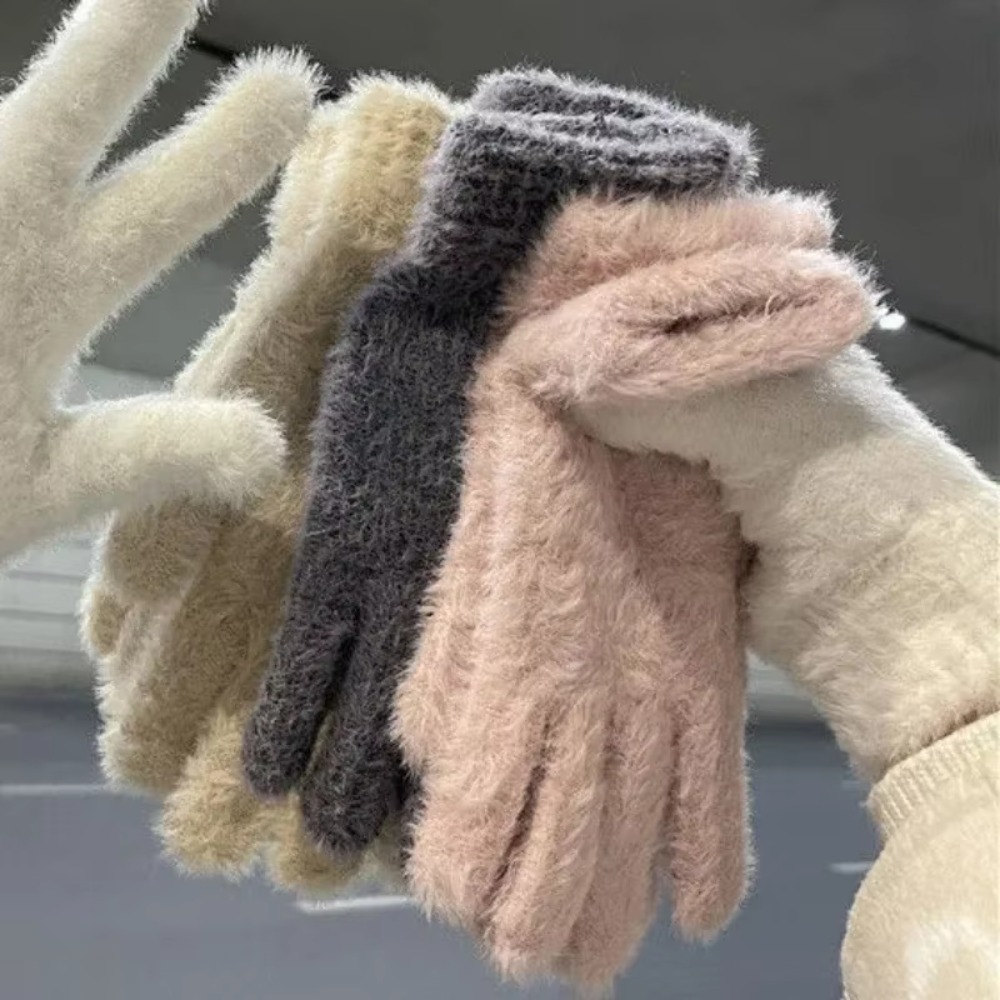 Modne, grube, futrzane rękawic – Street Fashion Gloves recenzja i cena