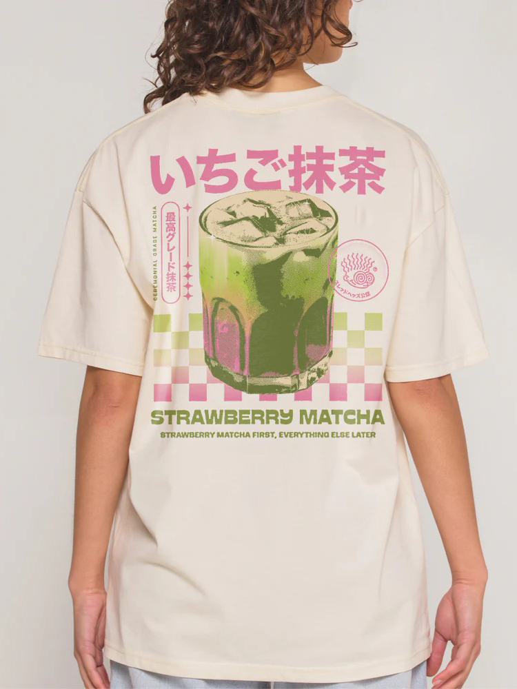 Koszulka z nadrukiem Matcha na – Street Fashion Magazine recenzja i cena
