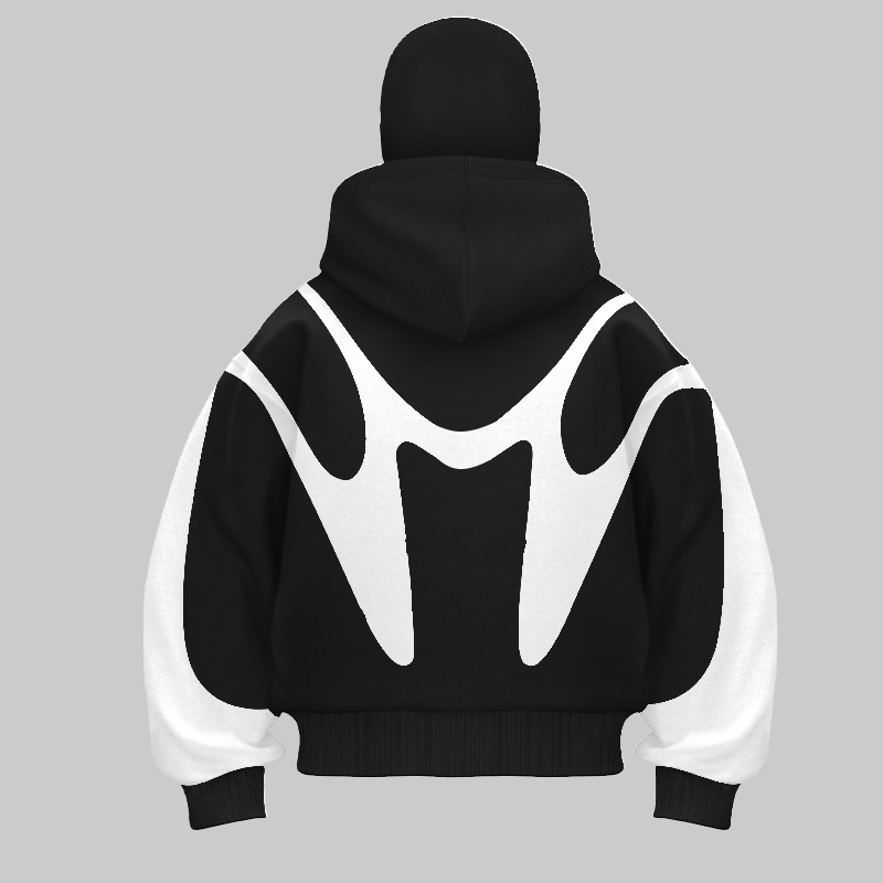 Retro Printed Devil Pattern Do – Street Fashion Zip Up Hoodie recenzja i cena