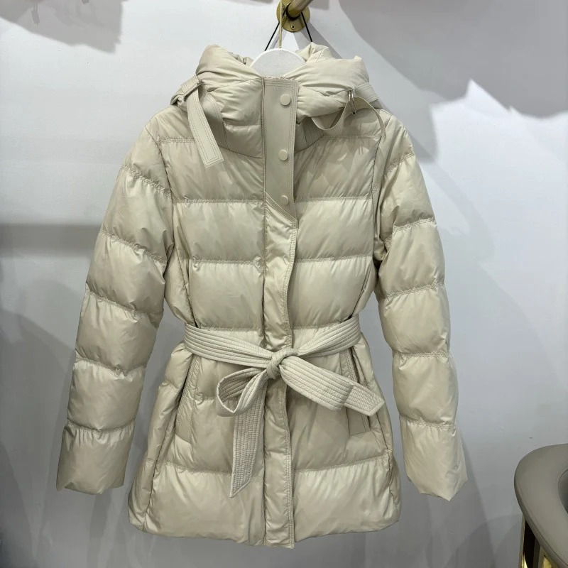 Schinteon Damska biała kurtka  – Street Fashion Shanghai recenzja i cena