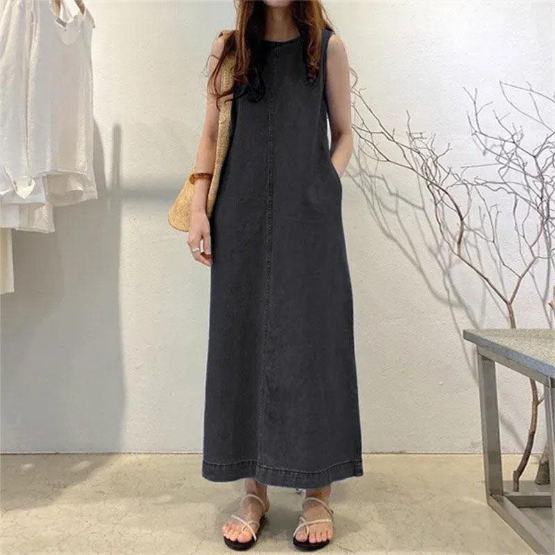 Modna długa sukienka z okrągły – Street Fashion Shanghai recenzja i cena