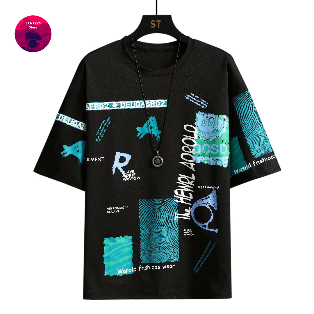 Mężczyźni Harajuku graficzne c – Street Fashion Japan Brand recenzja i cena