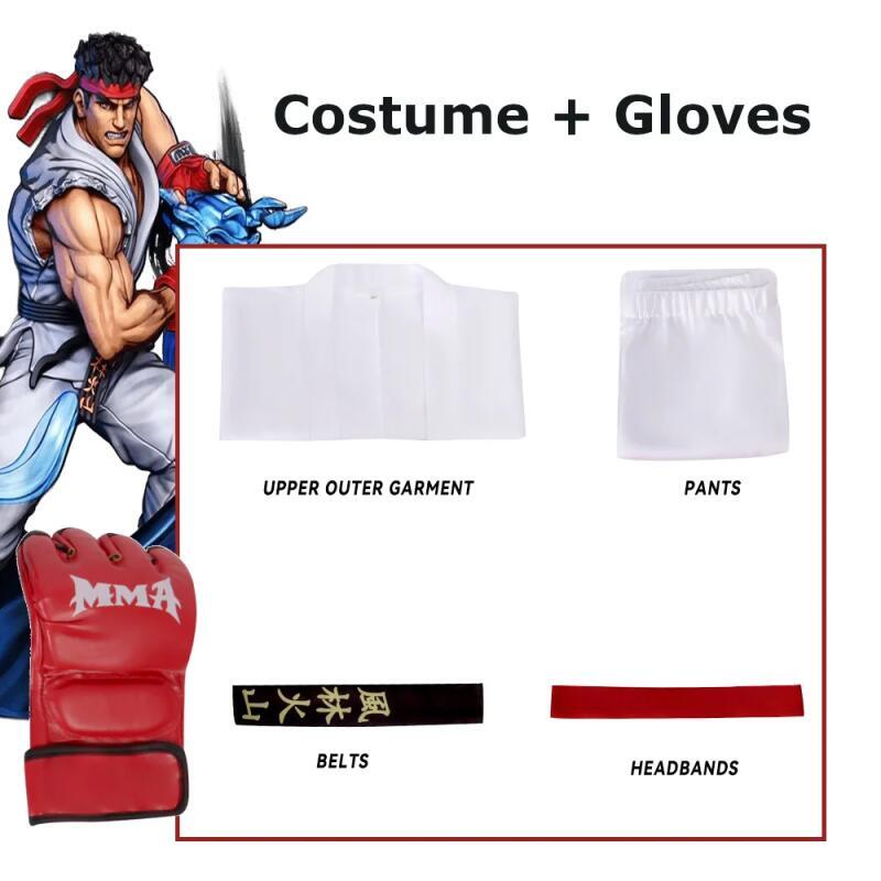 Kostium cosplayowy Ryu i Kena  – Street Fashion Anime recenzja i cena