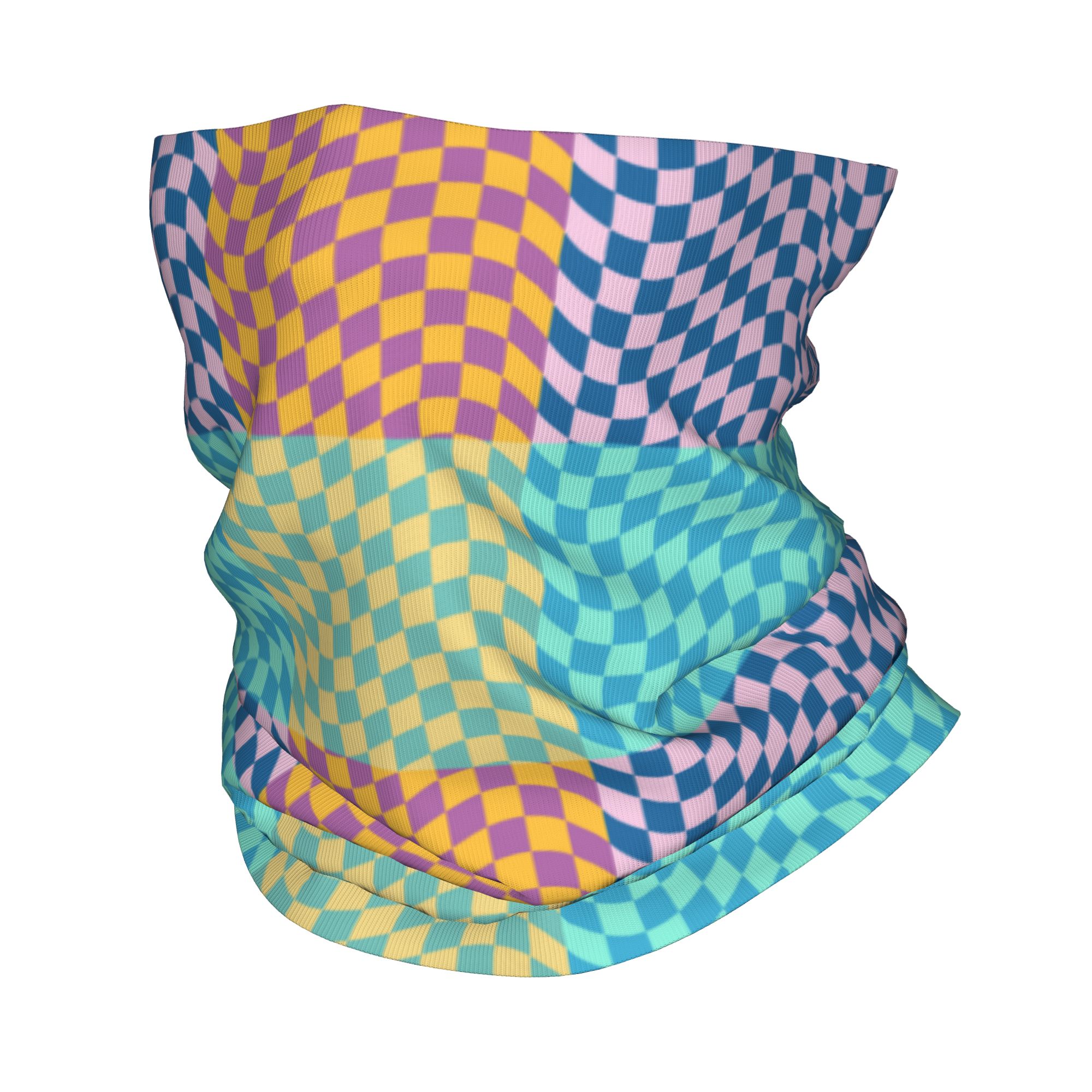 Kolorowa bandana w kratę, osło – Balaclava Face Mask recenzja i cena