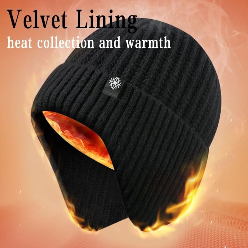 Męska zimowa czapka dziergana  – Street Fashion Gloves recenzja i cena